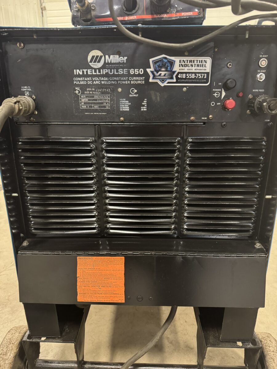 Soudeuse aluminium Miller Intellipulse 650 – Image 8